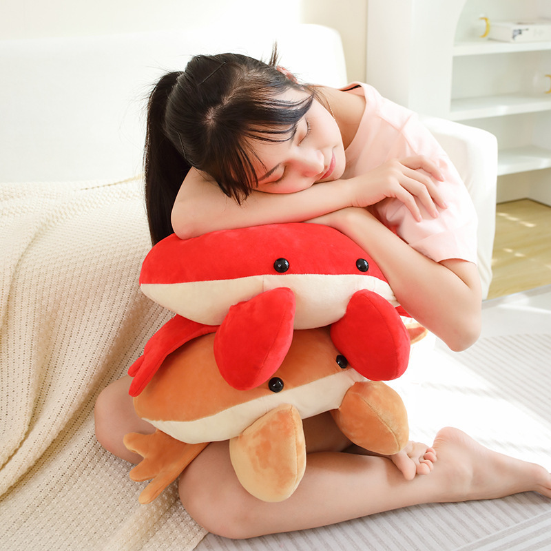 New arrival  crab doll plush toys cute Cartoon vivid crab stuffed Plush Toy