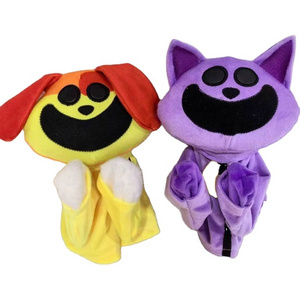 Customized electric boxing smiley animal Bobby doll horror plush toy music puppet creative children's plush toy trick toy