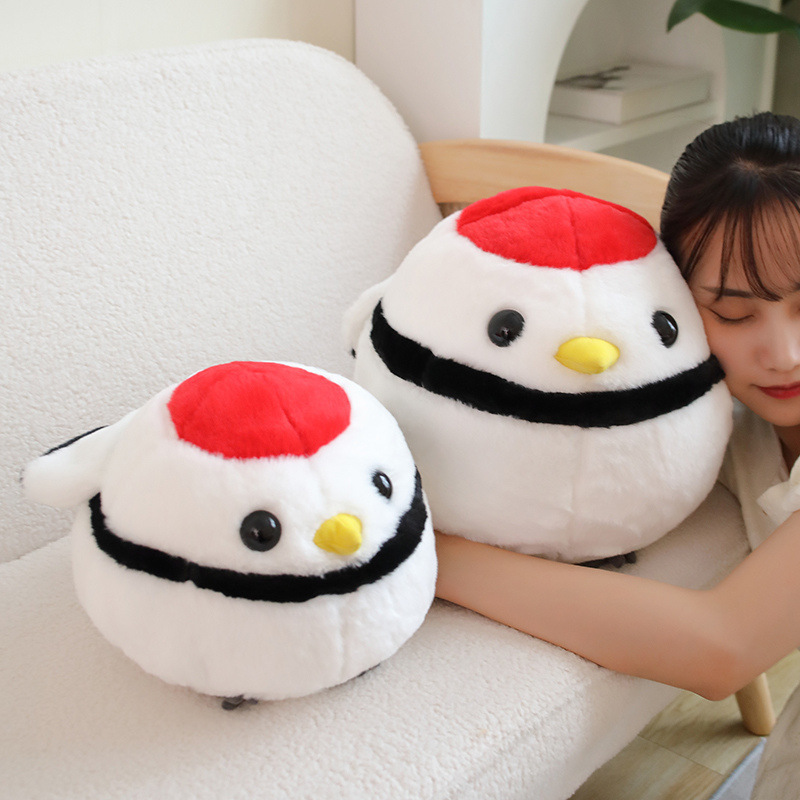 New arrival  OWL doll red-crowned crane plush toys cute Cartoon vivid bird stuffed Plush Toy