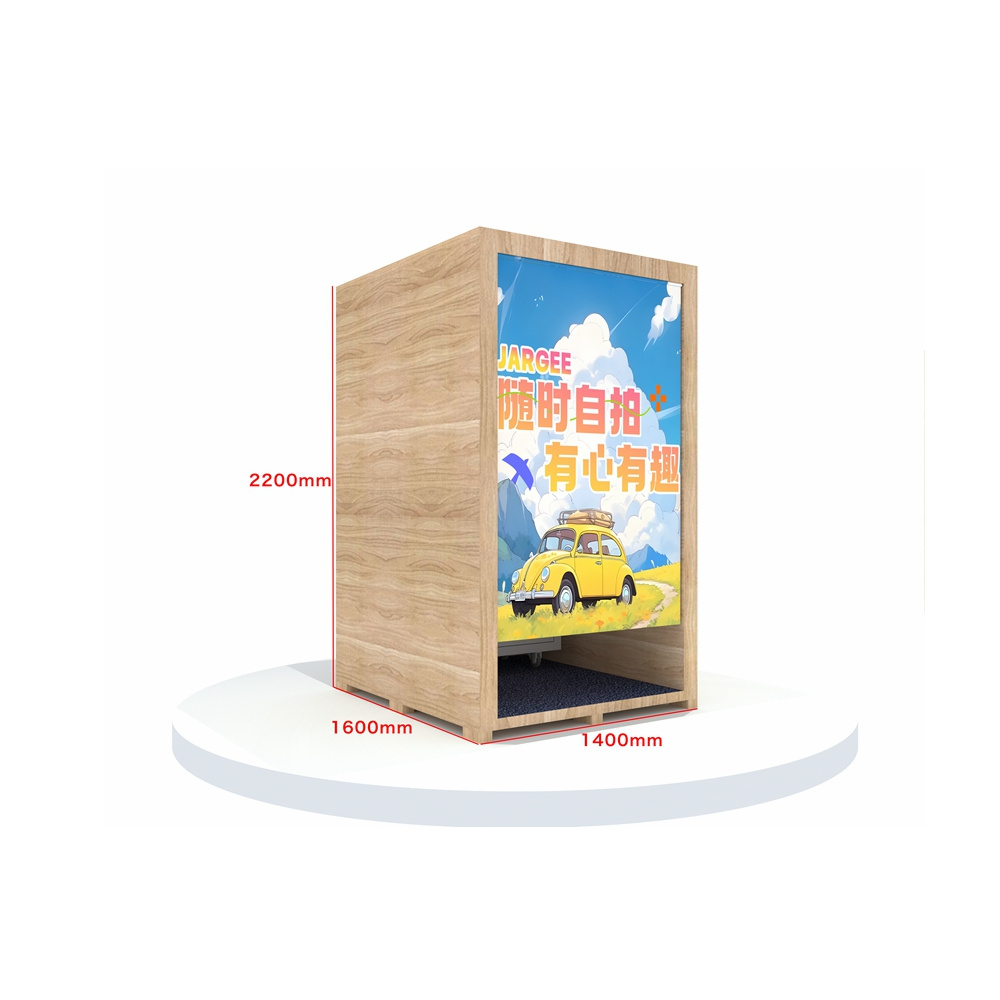 Artificial Intelligence Cash Payment Photobooth Cabin Self Photo Taking And Printing Kiosk