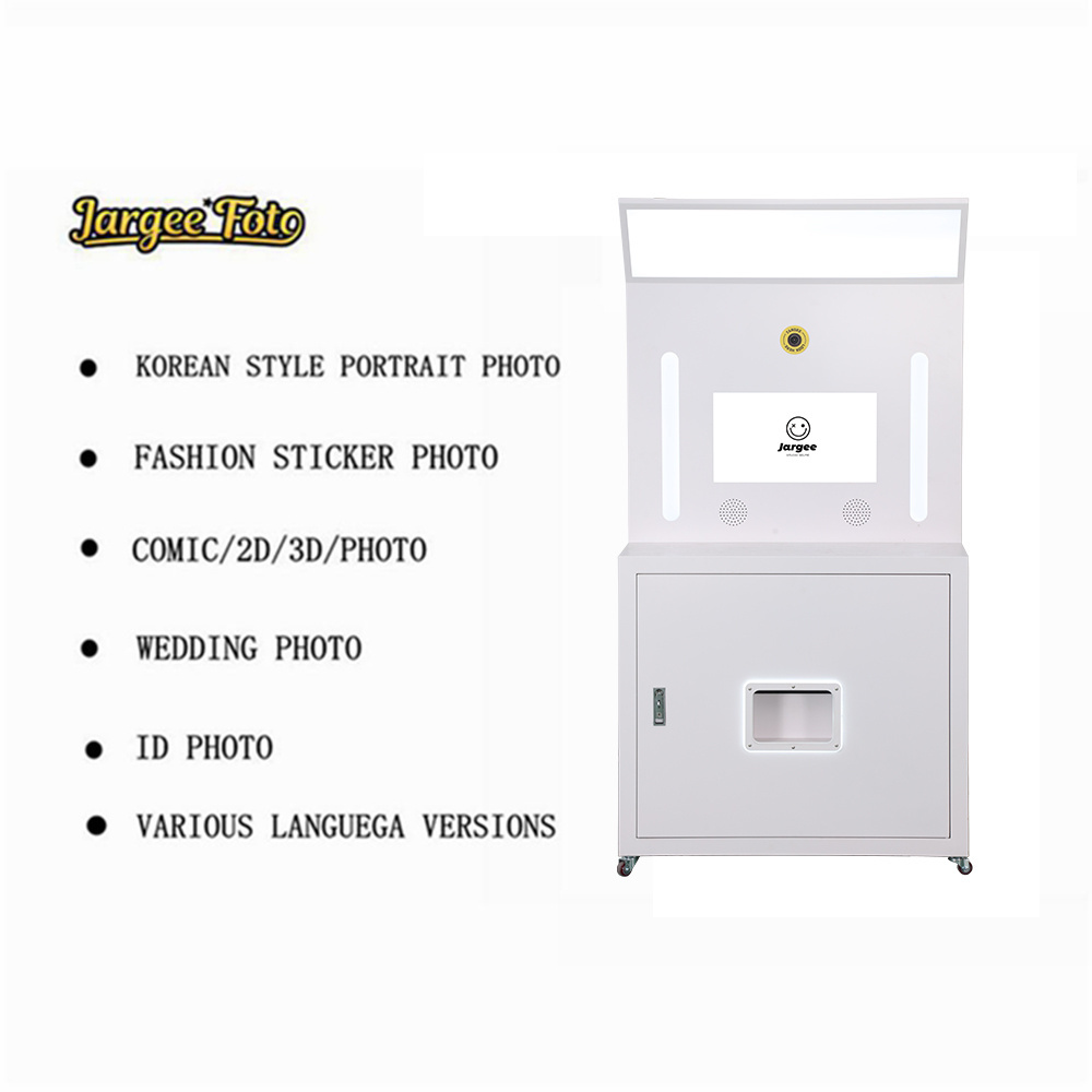 Logo Customization Photo Booth Vending Machine Photo Booth Kiosk With Printer Camera Photography Kit