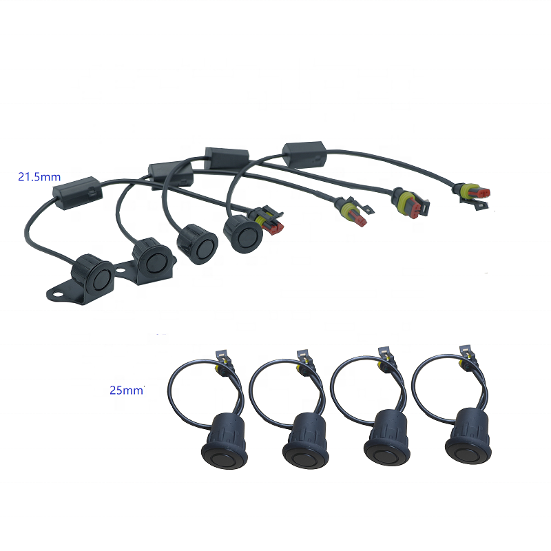 DVS Heavy Duty Commercial trucks side proximity sensor kits integrated with camera monitor system