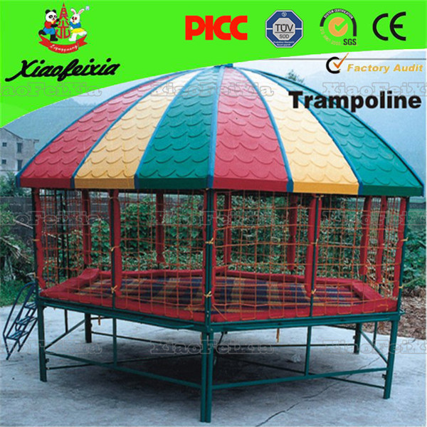 Wholesale Kids Round Indoor Trampoline Bed  outdoor trampoline with roof  for sale