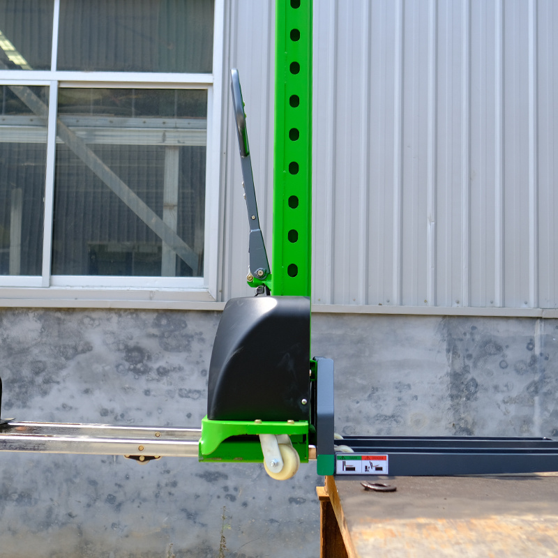 500kg 700kg 1000kg Semi Electric Portable Self Loading Stacker Pallet Lifter