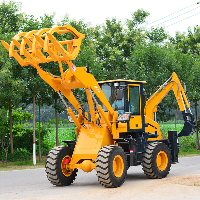 Free Shipping 0.8ton 2ton 3ton 5ton 6ton Mini Tractor Backhoe Loader Small Backhoe 4x4 with Attachment Back Hoe for Sale