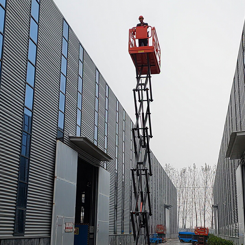 6m 8m 10m 14m 18m Mobile Hydraulic Scissor Lift Small Mobile One Man Scissor Lift/Electric Scaffolding