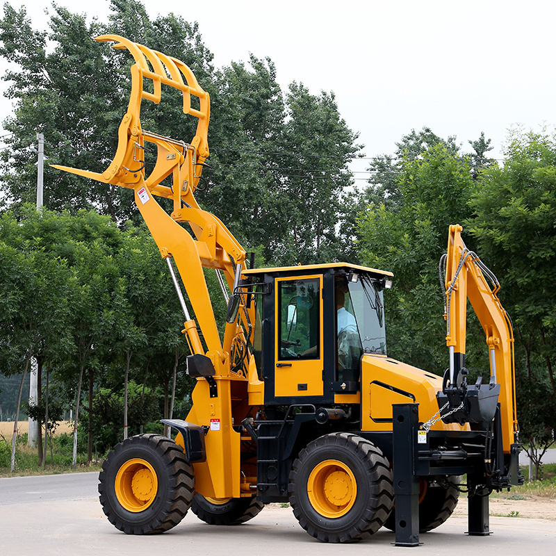 Free Shipping 0.8ton 2ton 3ton 5ton 6ton Mini Tractor Backhoe Loader Small Backhoe 4x4 with Attachment Back Hoe for Sale