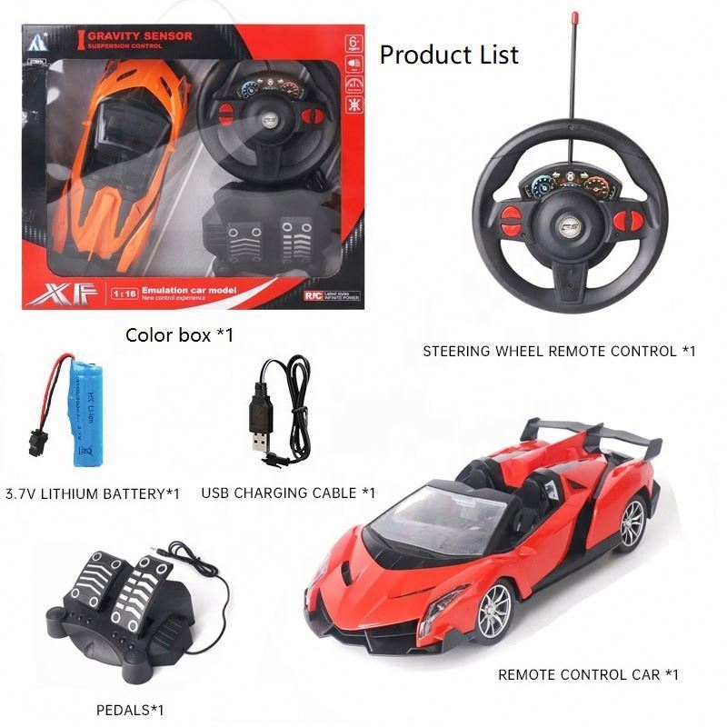 Remote Control Car With LED Lights Juguete Carros A Control Remoto Coches RC Car Toys