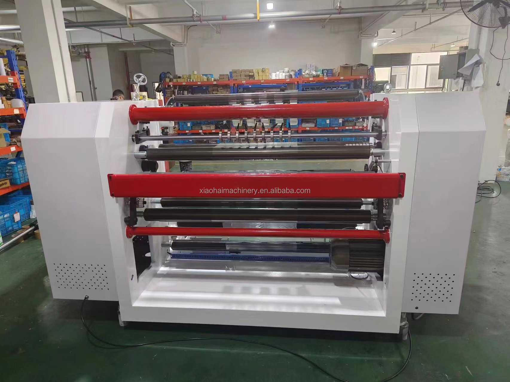 Automatic Vertical Type Plastic Film Pvc Pet Bopp Roll Paper Slitting And Rewinding Machine Manufacturer cheap price