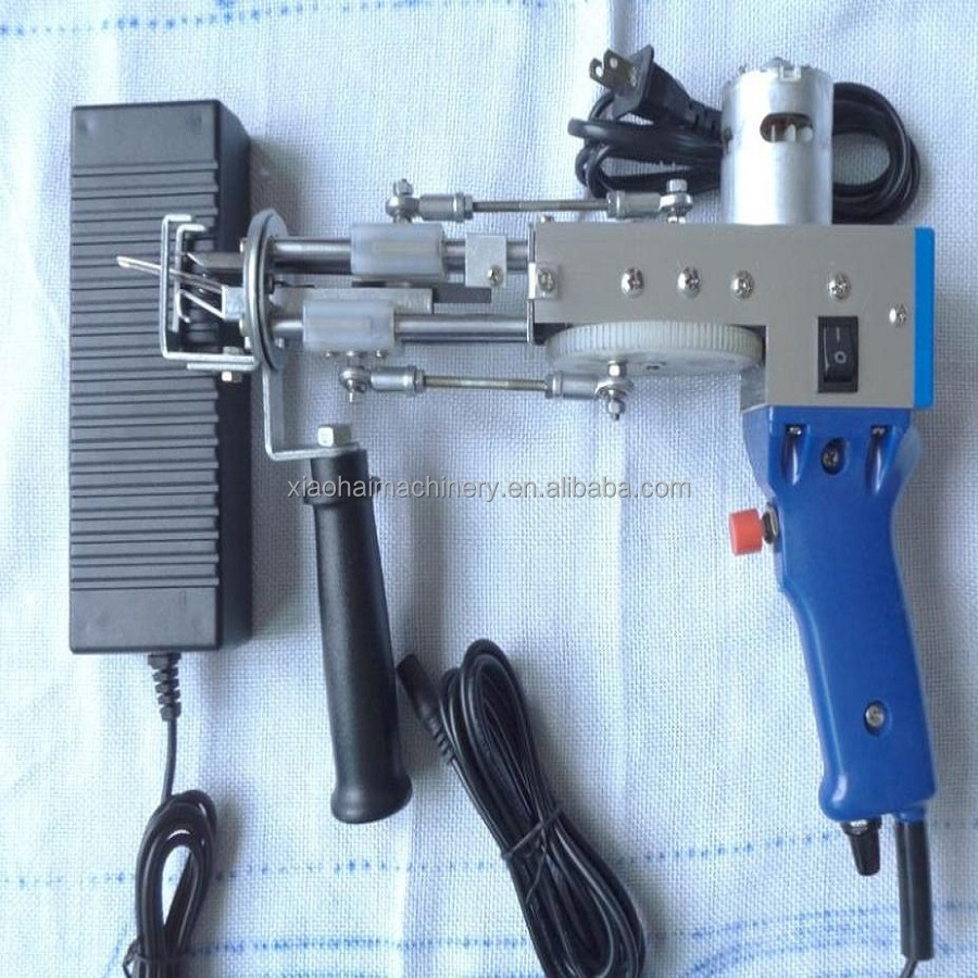 cut pile or loop tufting carpet making machine rug hand tufting gun for cushion cover