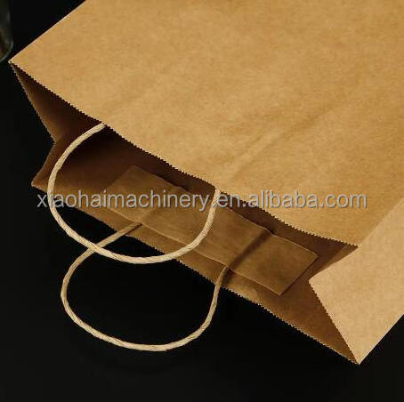 FD-330T Automatic Shopping paper bags making machine with Twisted Round Rope handle