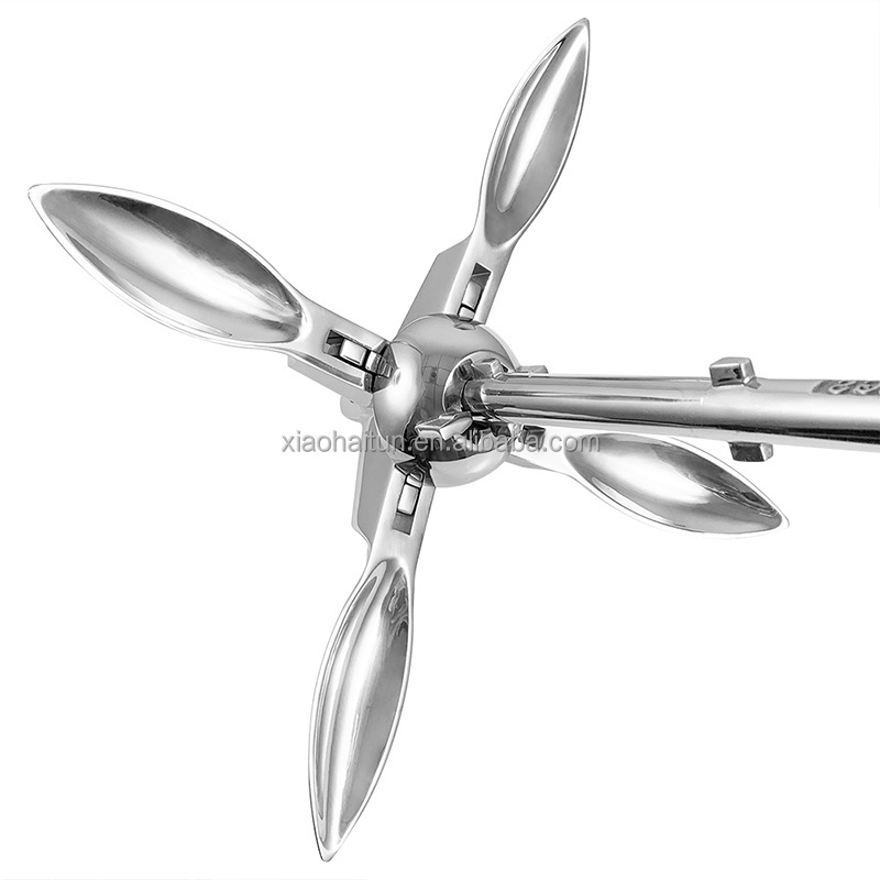 Marine Hardware 316 Stainless Steel Boat Grapnel Anchor For Yacht Ship Parts Accessories