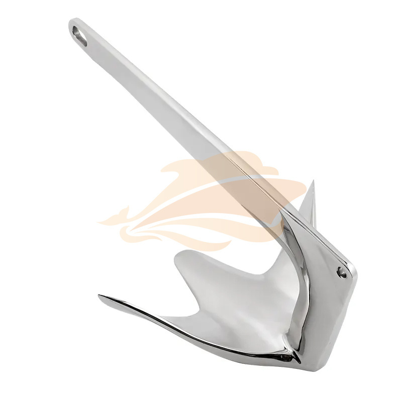 Marine Bruce Anchor Boat  316 Stainless Steel  Mirror Polished Bruce Anchor  with high quality