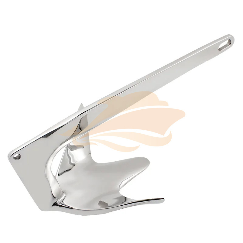 Marine Bruce Anchor Boat  316 Stainless Steel  Mirror Polished Bruce Anchor  with high quality