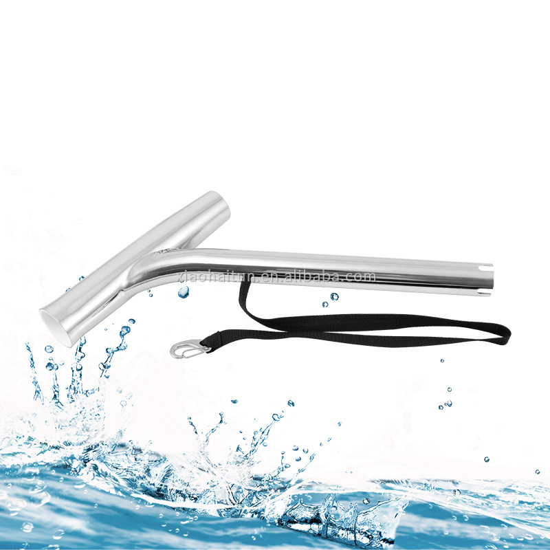 Little Dolphin No Adjustable Silver Highly Polished Stainless Steel Adjustable Outrigger Stylish Rod Holder