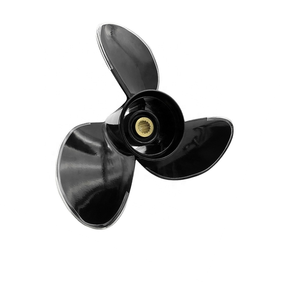 Fixed Pitch Propeller Little Dolphin Three Blades High Speed Ship Aluminium Alloy Silver OEM Service Aluminum Alloy 3 Hp 1 PC