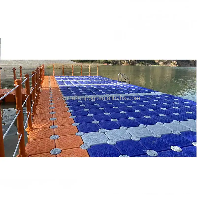 Little Dolphin modular floating pontoon used as floating dock systems floating swim dock platform