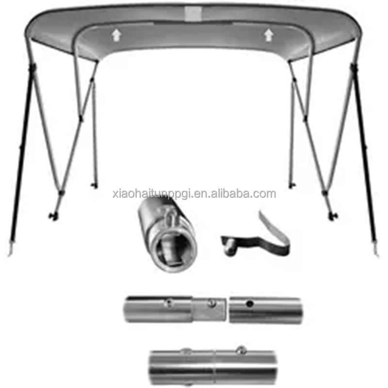 Little dolphin 4 Bow Stainless Steel Boat Canopy bimini top for boat