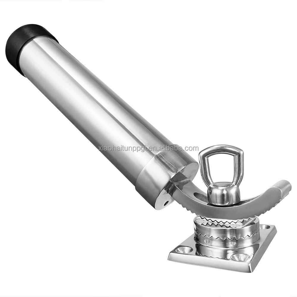 Little dolphin Marine Boat 316 Stainless Steel Outrigger Flush Mount Fishing Rod Holder