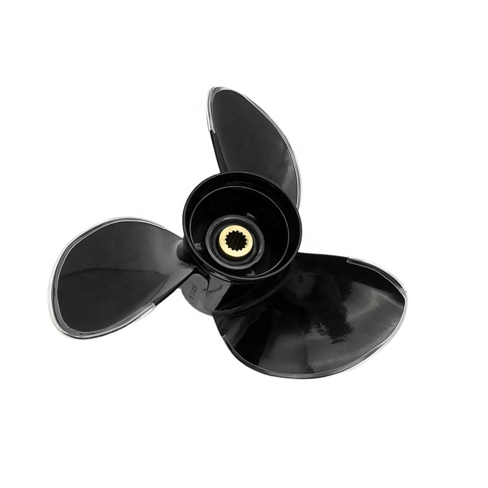 Fixed Pitch Propeller Little Dolphin Three Blades High Speed Ship Aluminium Alloy Silver OEM Service Aluminum Alloy 3 Hp 1 PC