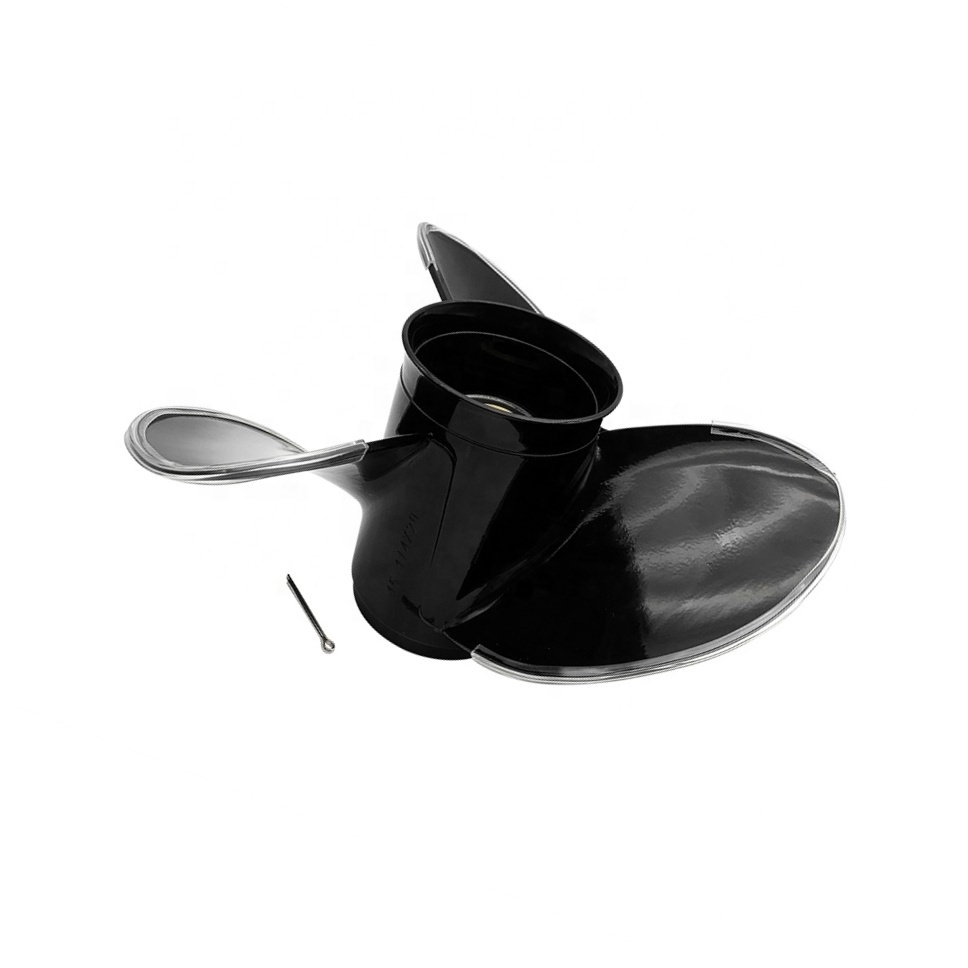 Fixed Pitch Propeller Little Dolphin Three Blades High Speed Ship Aluminium Alloy Silver OEM Service Aluminum Alloy 3 Hp 1 PC