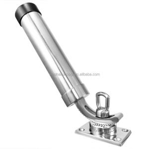 Little dolphin Marine Boat 316 Stainless Steel Outrigger Flush Mount Fishing Rod Holder