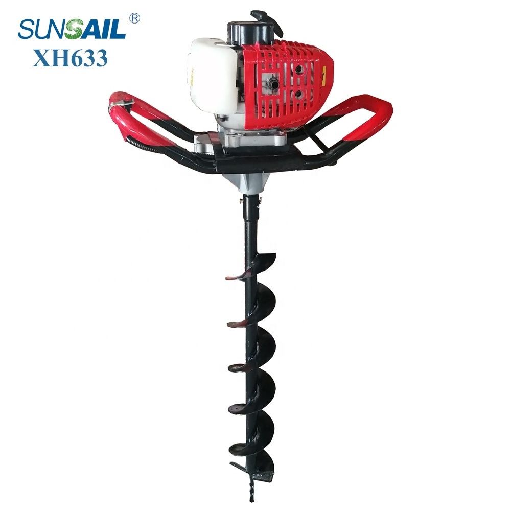 china small portable tree planting/ground hole drilling machine for sale/excavator earth auger attachment