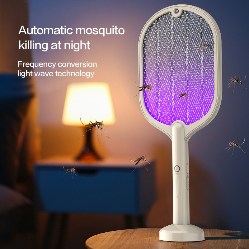 light mosquito swatter lamp usb rechargeable electric net mosquito killer racket