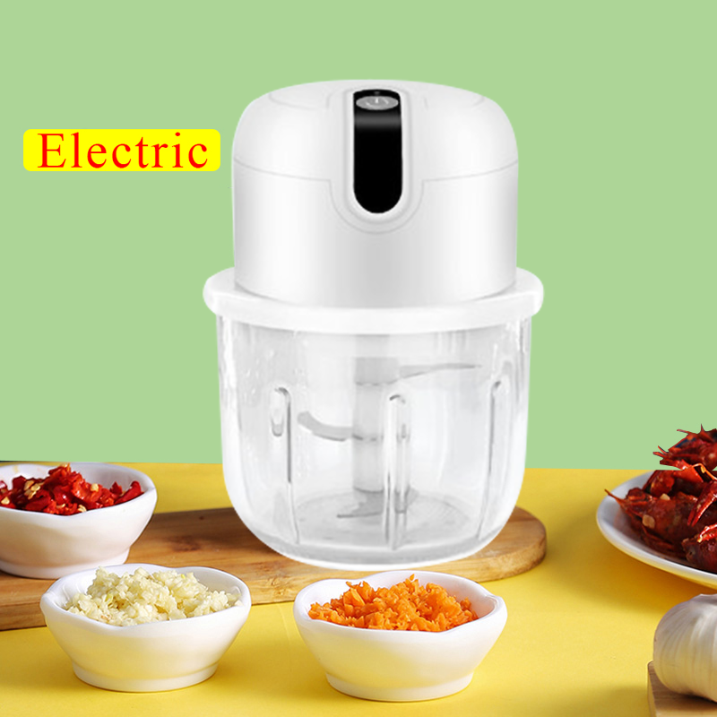 Free samples Slicer Onion Cutter Food Fruit & Vegetable Tools  Meat Grinders Automatic Mini Electric Vegetable Chopper