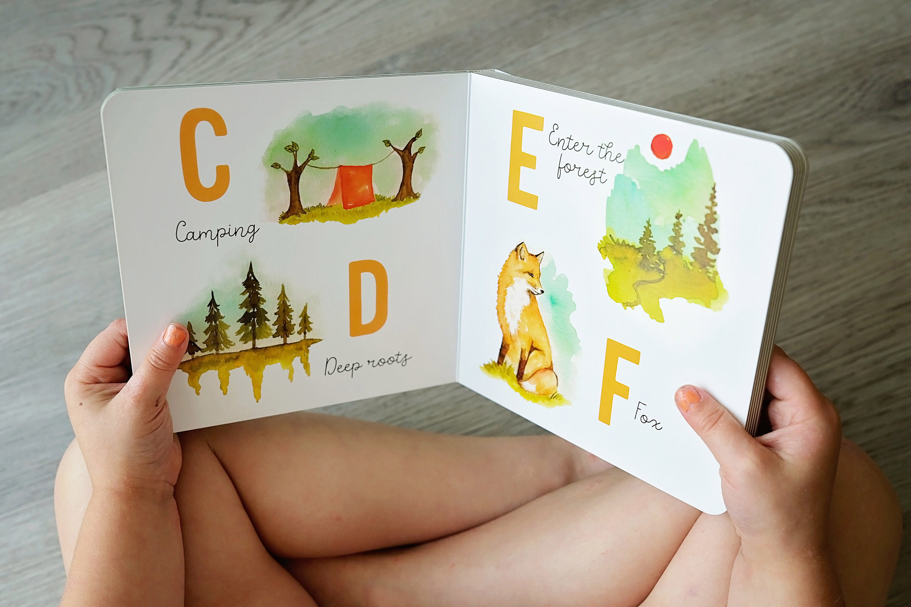 ABC book board baby adventure abc alphabet babygift child