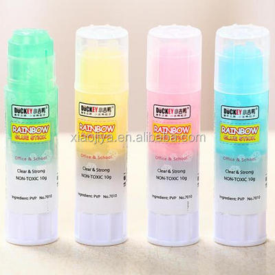 D-4236 Certificated Good Quality PVP Stationery and Office Supply OEM Washable Non-toxic Safe Glue Sticks CN;ZHE Duckey 7010 10g