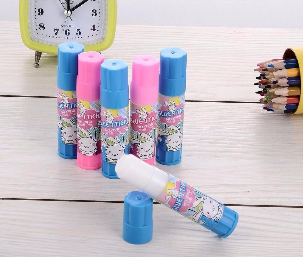 PVA Stationery Wholesale Mini Glue Sticks 10g Student Stationery/office Supply Glue Sticks EN71-1-2-3 Dcukey 7910