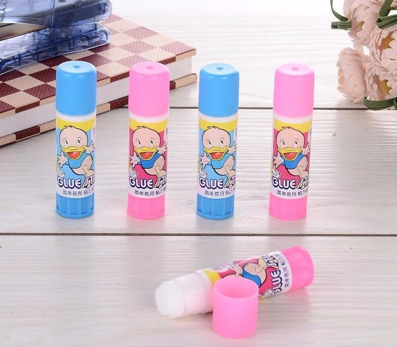 Popular school supply non-toxic glue stick custom brand and logo office supply OEM washable non-toxic safe glue