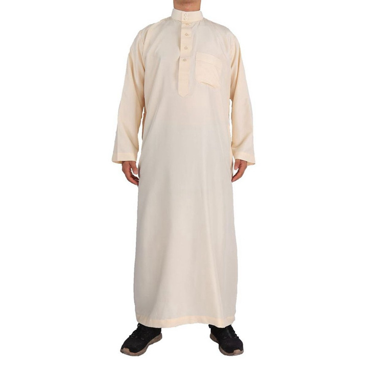 Hot Sale Wholesales DAFFAH design Men suit clothing Dubai Qatar Thawb style African Islamic clothing Turkish thobe/jubba for men