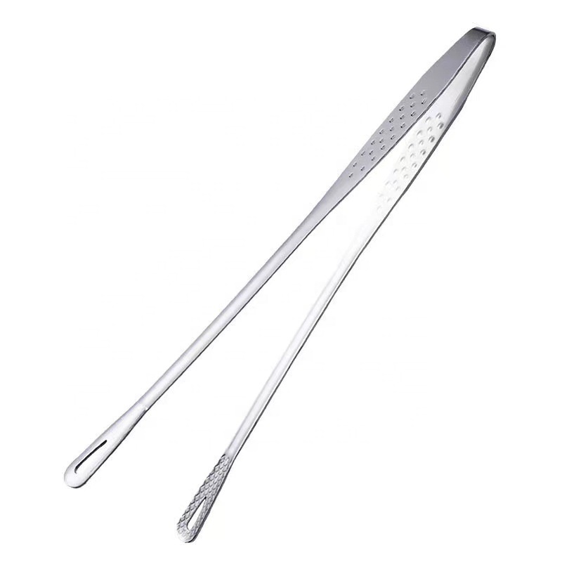 Kitchen Culinary Tweezer Tong Stainless Steel Cooking Offset Tweezers Tongs