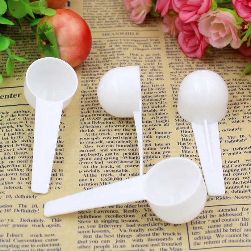 5g 10ml Micro Custom Measuring Spoon Food Grade Plastic Coffee Long Handle Protein Powder Scoop