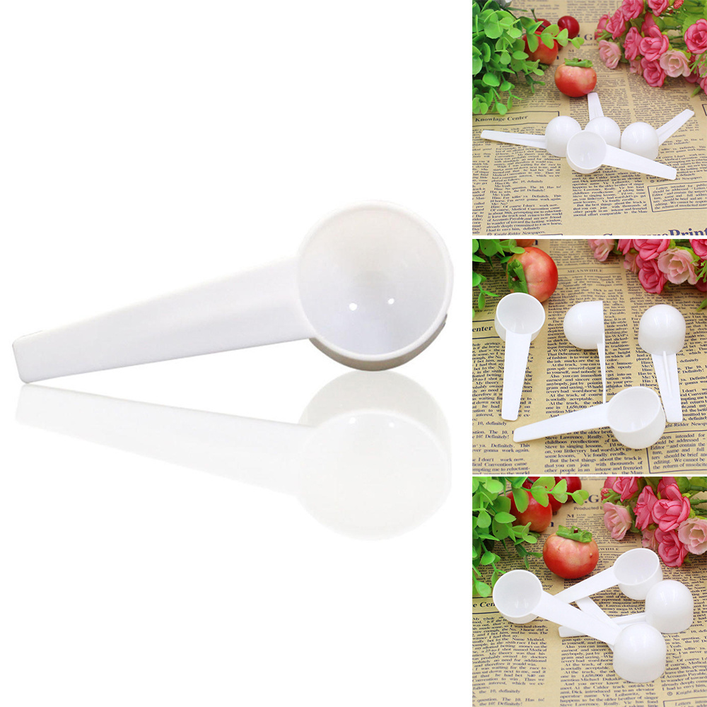 5g 10ml Micro Custom Measuring Spoon Food Grade Plastic Coffee Long Handle Protein Powder Scoop