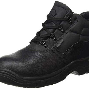 Blackrock Black Leather Work Safety Chukka Boots With Steel Toe Capss And Midsole safety shoe