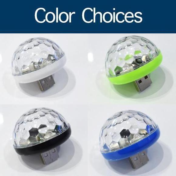 USB Mini Disco Party Lights Ball