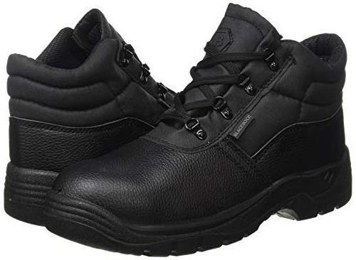 Blackrock Black Leather Work Safety Chukka Boots With Steel Toe Capss And Midsole safety shoe