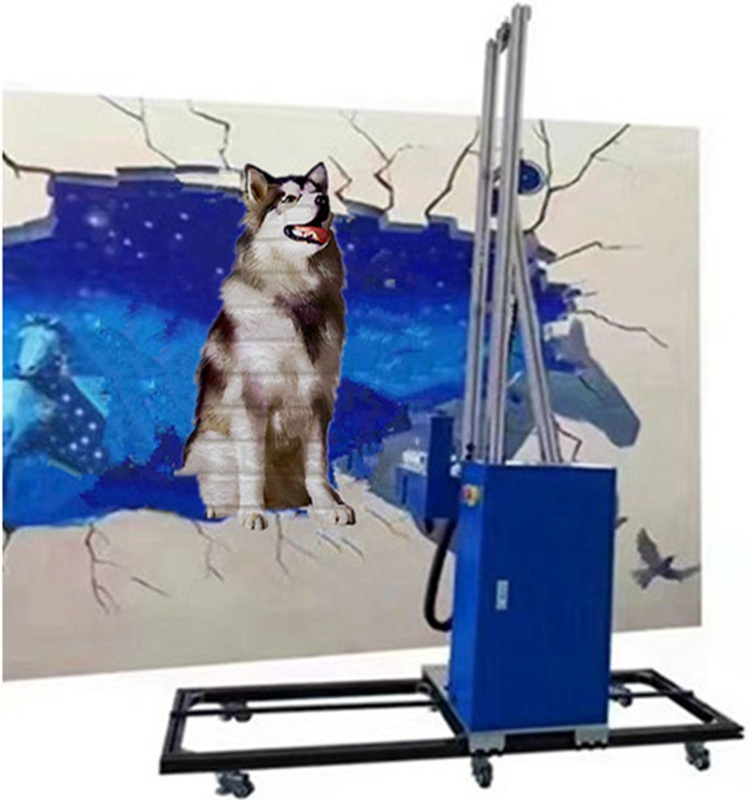 Cheapest Art Wall Mural Inkjet Printer Painting Machine 3D Effect Vertical wall printing machine