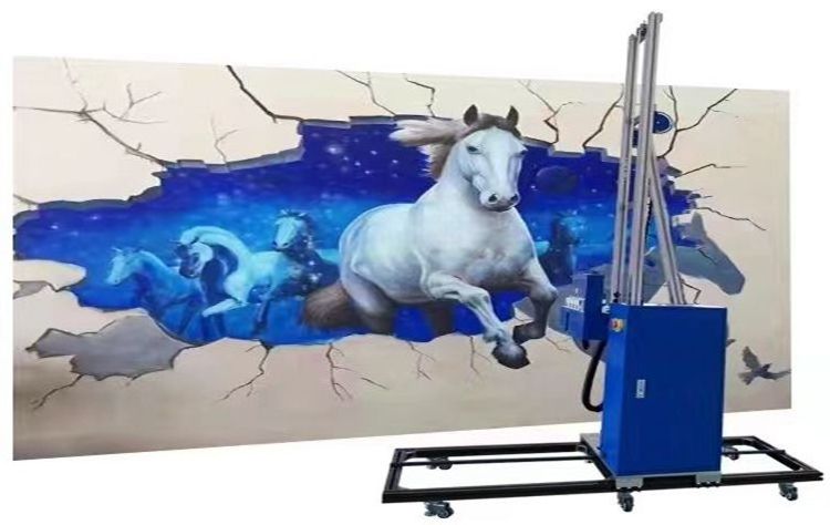 Cheapest Art Wall Mural Inkjet Printer Painting Machine 3D Effect Vertical wall printing machine