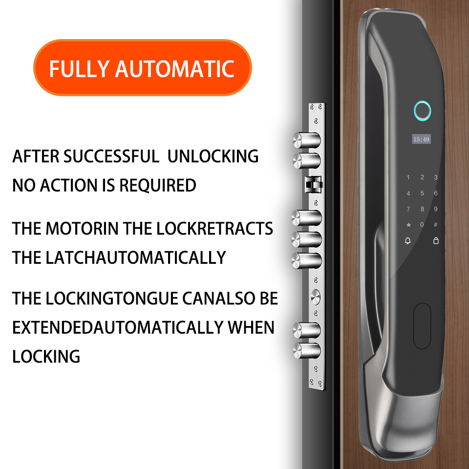 Top Selling TUYA Remote Unlock Fingerprint Smart Door Locks Digital Wifi Lock Keyless Digital Biometric Smart Lock