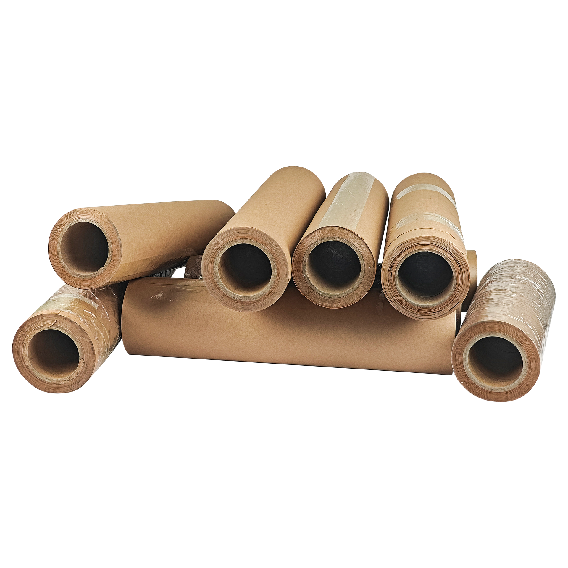 China paper Supplier Hotsale Laminated water proof Self-adhesive brown packaging kraft paper