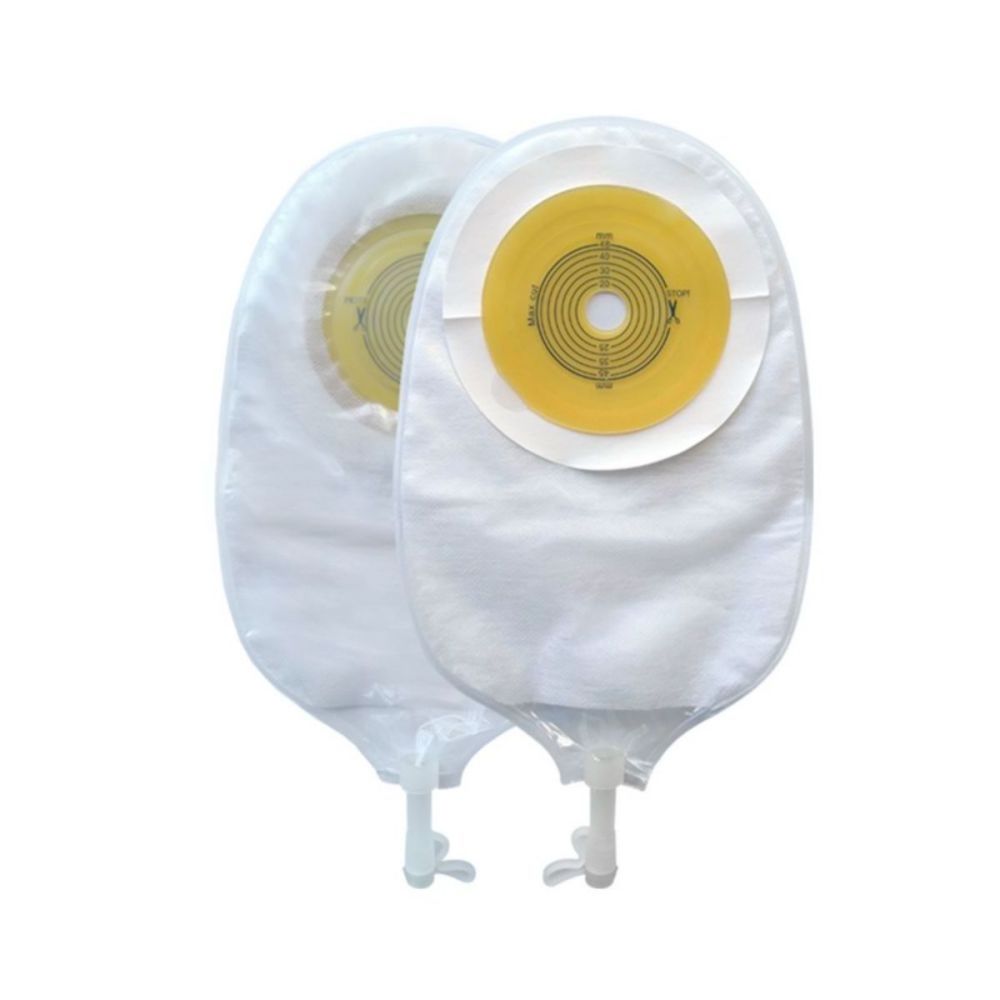 Factory Wholesale One-piece Ostomy Bag Disposable Urostomy Bag For Care of Urethrostomy and Collection of Excreta