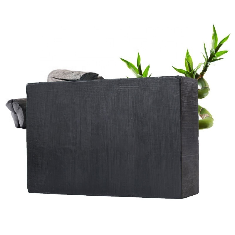 OEM Vegan Natural Herbal Essential Black Bamboo Charcoal Acne Oil Handmade Soap skin Remove Skin Deep Cleansing Whitening soap