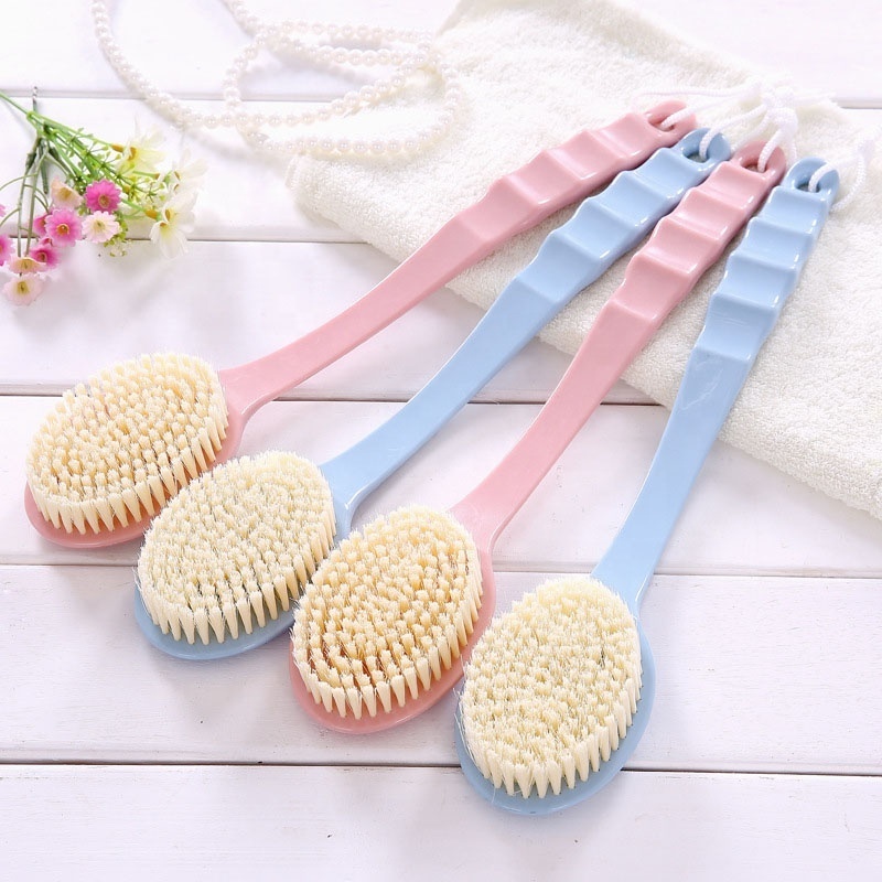 Long handle body exfoliate plastic PP brush friendly exfoliating brush Multipurpose bath brush for back