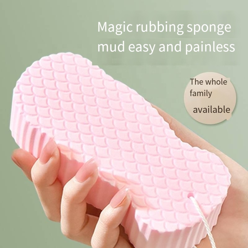 Esponja Exfoliante Soft Sponge Body Scrubber Bath Exfoliating Scrub Sponge Shower Brush Body Skin Cleaner Dead Skin Remover