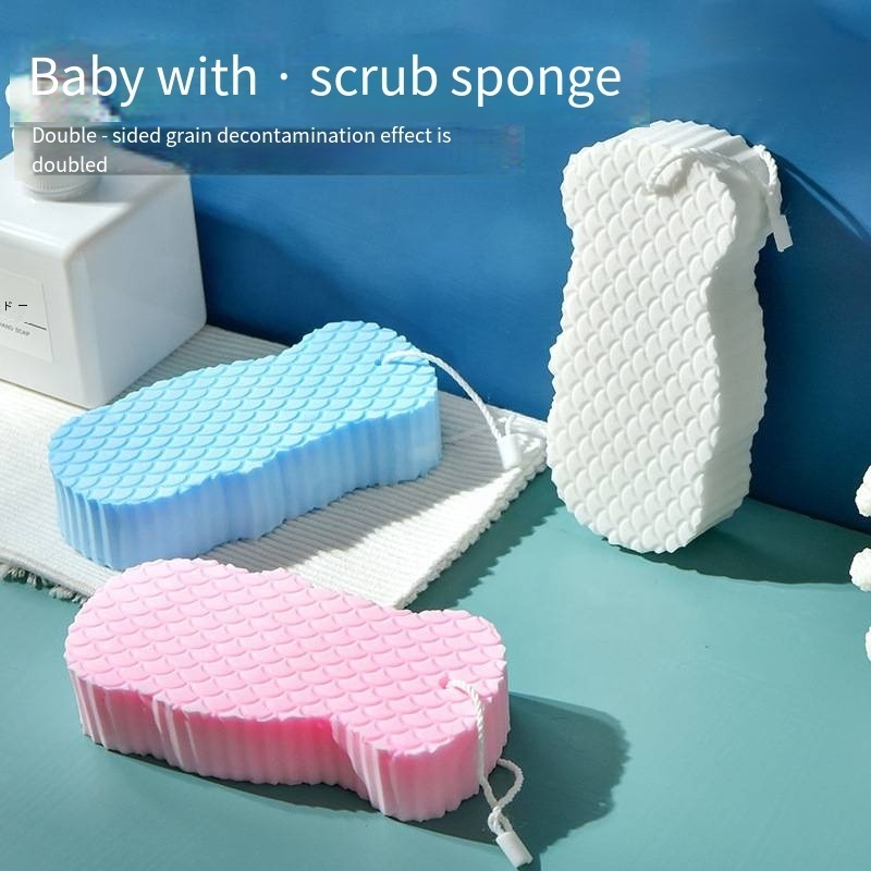 Esponja Exfoliante Soft Sponge Body Scrubber Bath Exfoliating Scrub Sponge Shower Brush Body Skin Cleaner Dead Skin Remover