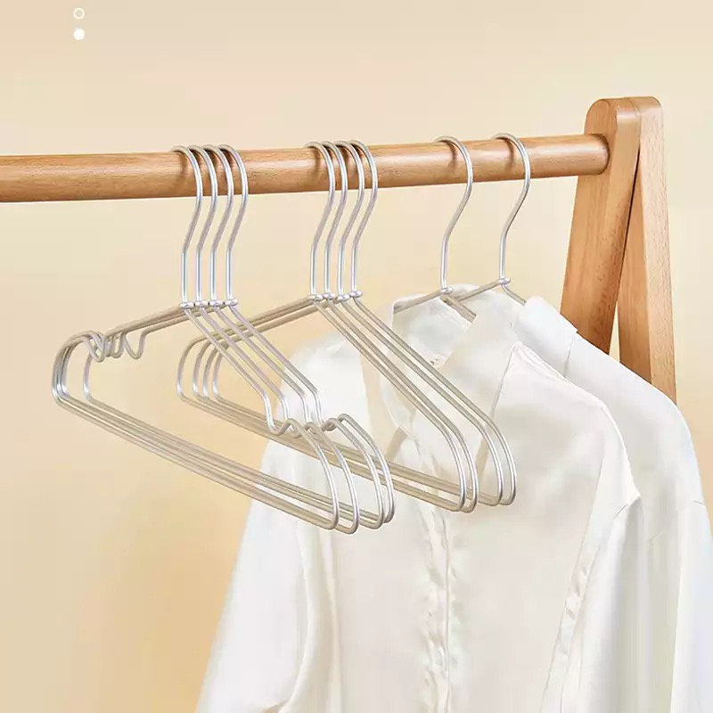 Metal Hangers for Cloths Gold Light Weight Slim Aluminum Clothing Racks Multifunction Provided Golden Clothing Organizer 3000pcs